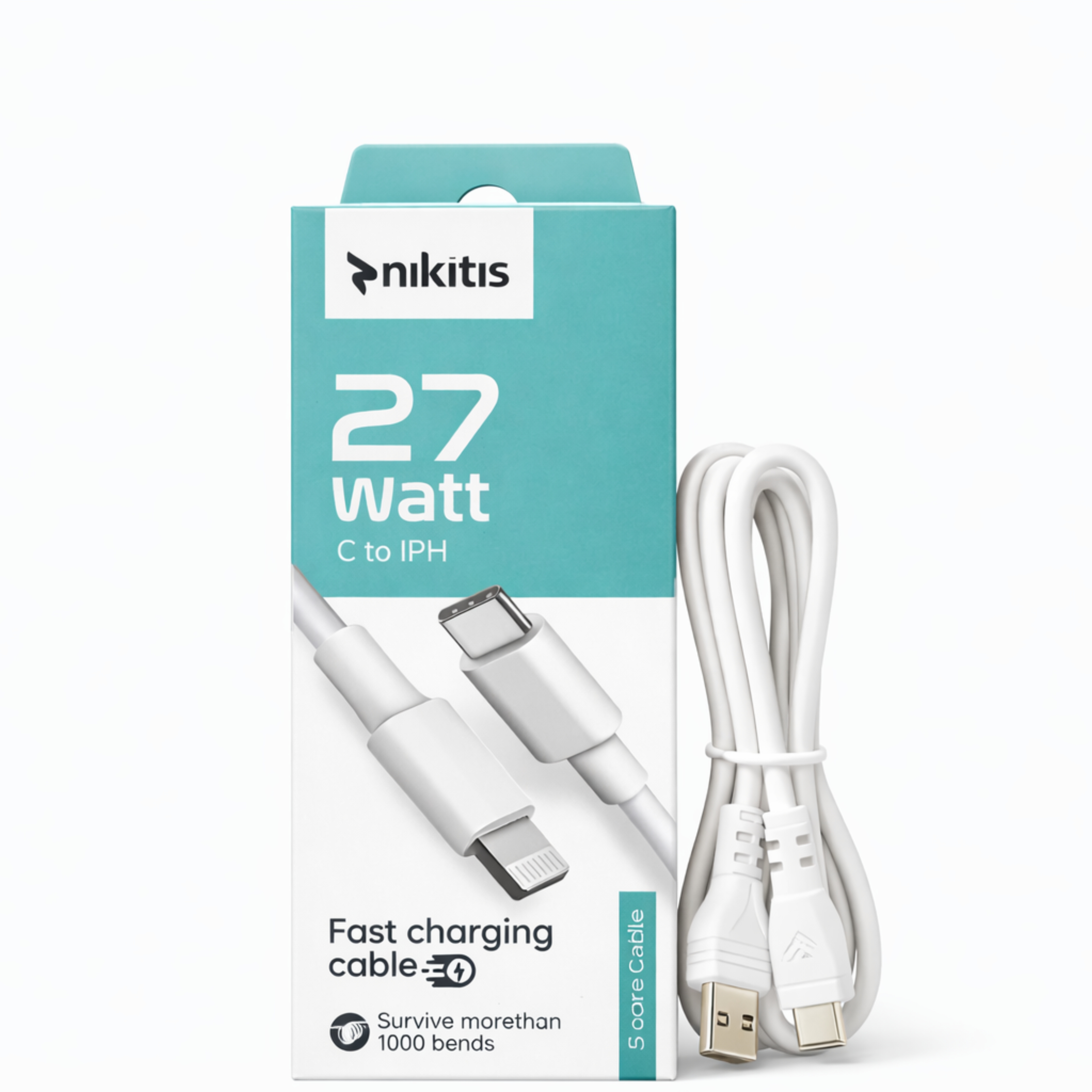 27W Ultra-Fast C IPH Charging Cable